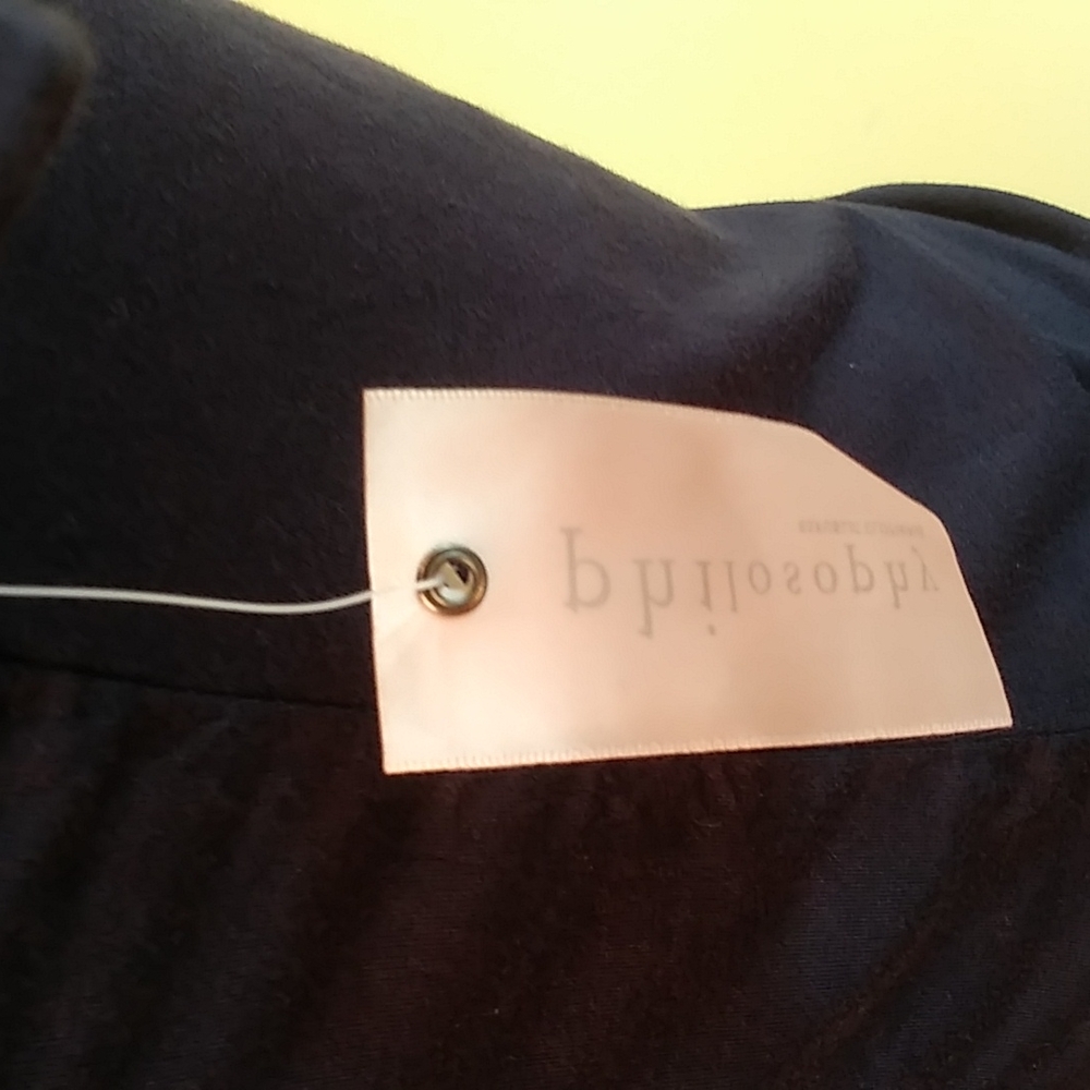 Philosophy Black Studded Sleeve Size XS - Picture 7 of 9